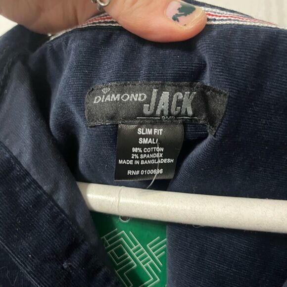 Diamond Supply Co. Blue Casual Button Down Shirt - Picture 2 of 5